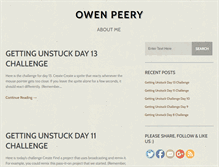 Tablet Screenshot of owenpeery.com